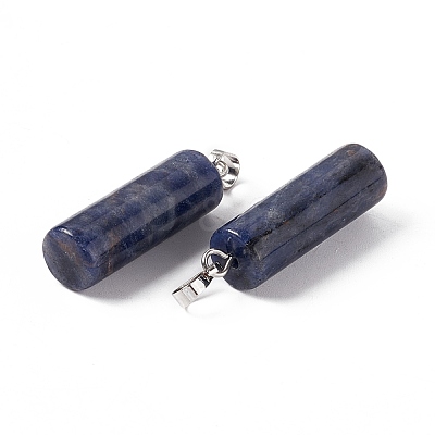Natural Sodalite Pendants G-E135-02P-07-1
