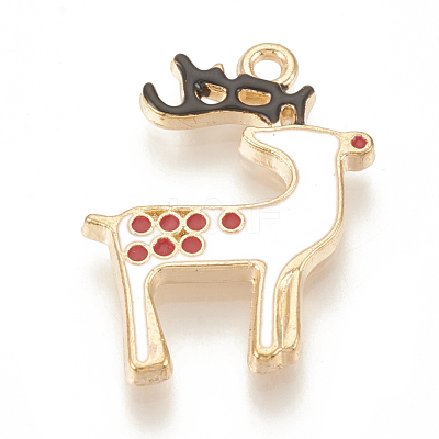 Alloy Enamel Pendants ENAM-S115-017-1