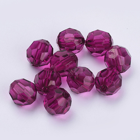 Transparent Acrylic Beads X-TACR-Q257-10mm-V65-1