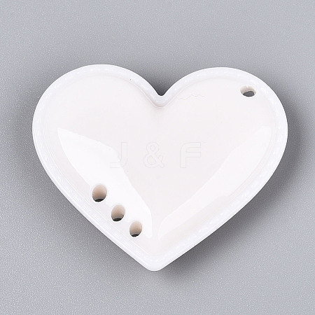 Opaque Acrylic Pendants SACR-T017-46G-1