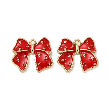 Alloy Enamel Pendants FIND-O003-07D-G-1