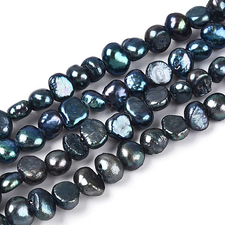 Natural Cultured Freshwater Pearl Beads Strands PEAR-P002-54A-1