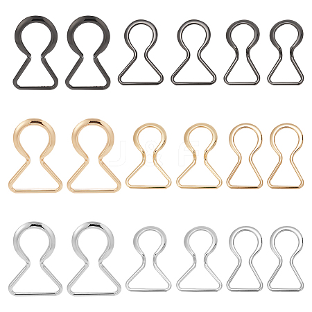 18Pcs 9 Style Alloy Belt Buckles FIND-WR0006-91-1