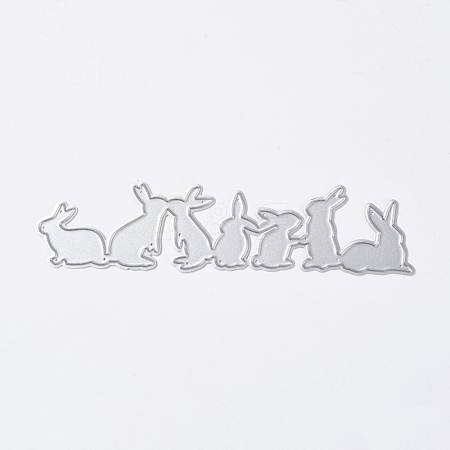 Bunny Carbon Steel Cutting Dies Stencils X-DIY-L024-06-1