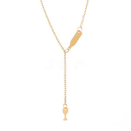 Alloy Lariat Necklaces WG02D6B-05-1