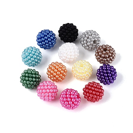 Opaque ABS Plastic Beads KY-Q006-04-1
