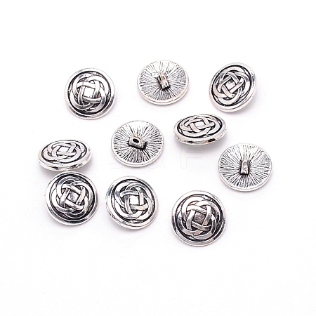 Alloy Buttons BUTT-WH0021-02AS-1