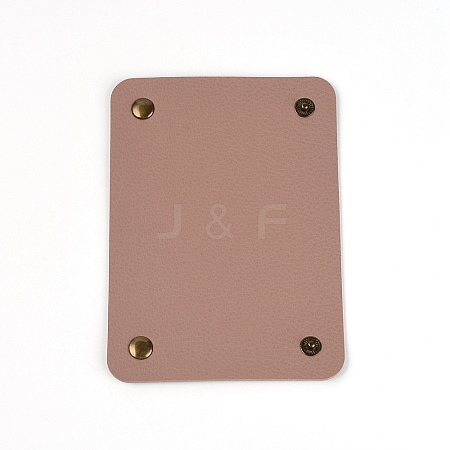 PU Imitation Leather Bag Strap Protective Jacket LS-FIND-WH0077-19F-1