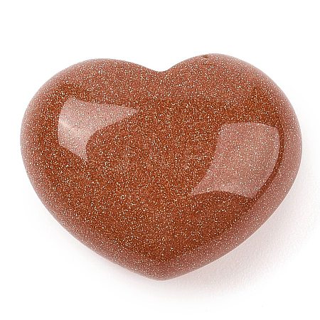 Synthetic Goldstone Love Heart Stone G-I367-03I-1