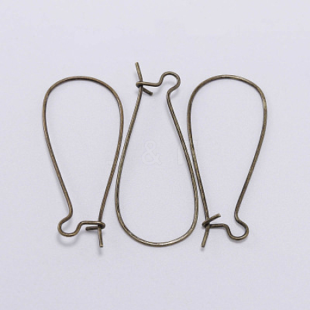 Iron Hoop Earring Findings IFIN-CJC0001-04AB-1