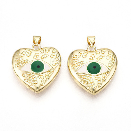 Brass Resin Pendants KK-T070-102-1