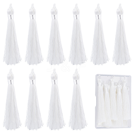 10Pcs Nylon Tassels Big Pendant Decorations FIND-SC0003-38D-1