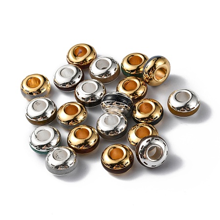Brass European Beads G-F743-08-1