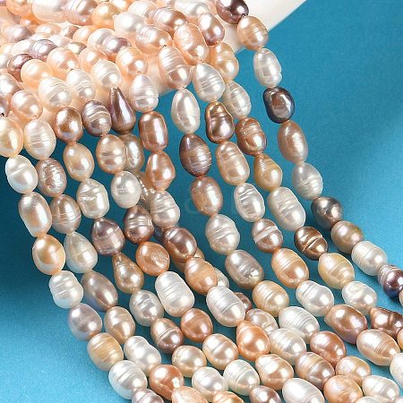 Natural Cultured Freshwater Pearl Beads Strands PA-CBABE82-01A-1