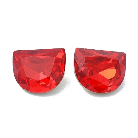 Faceted Glass Rhinestone Cabochons GGLA-C032-03-1