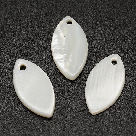 Horse Eye Freshwater Shell Pendants SHEL-M004-15-1