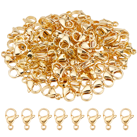 100Pcs 304 Stainless Steel Lobster Claw Clasps STAS-PH0004-73-1