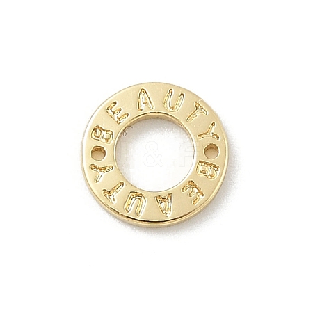 Brass Connector Charms KK-E791-23G-1
