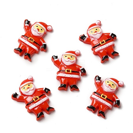 Christmas Opaque Resin Cabochons LS-RESI-K019-41-1