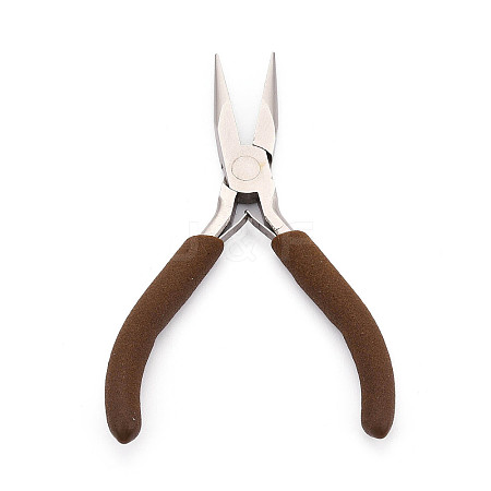 55# Steel Needle Nose Pliers with Non-Slip Comfort Grip Handles TOOL-N008-13-1