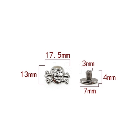 Zinc Alloy Decorative Buttons PW-WG6A501-48-1