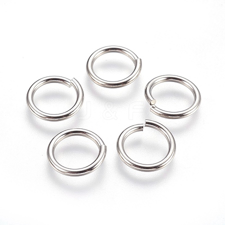 Tarnish Resistant 304 Stainless Steel Saw Cut Open Jump Rings STAS-P212-25P-14-1