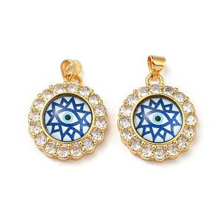 Real 18K Gold Plated Brass Pendants KK-L209-008G-02-1