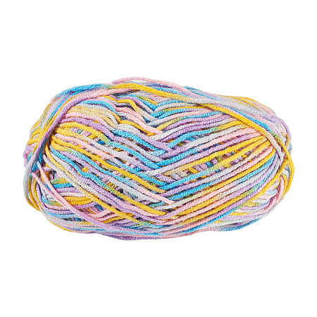 Polyester Fibers Knitting Yarn DIY-TADJ0002-005K-1