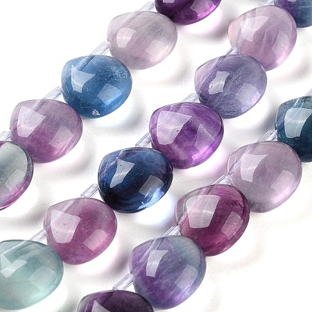 Natural Fluorite Beads Strands G-G116-A01-02-1