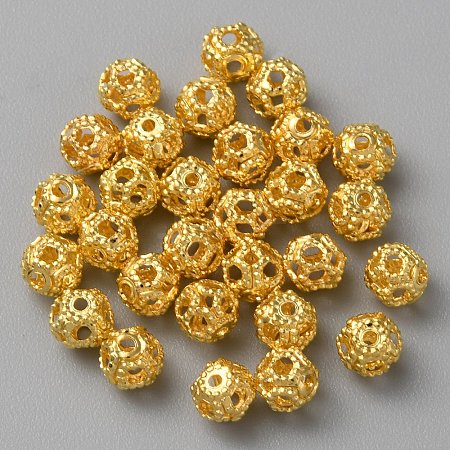 Brass Beads KK-WH0031-70A-G-1