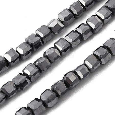 Synthetic Terahertz Stone Beads Strands G-H327-L03-01-1