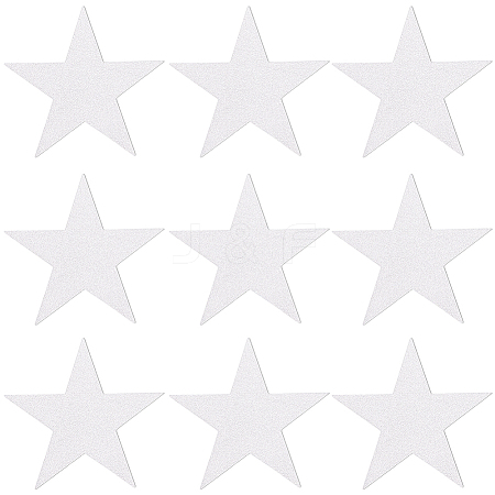 60Pcs Paper Glitter Star Wall Decoration AJEW-SP0001-17B-1
