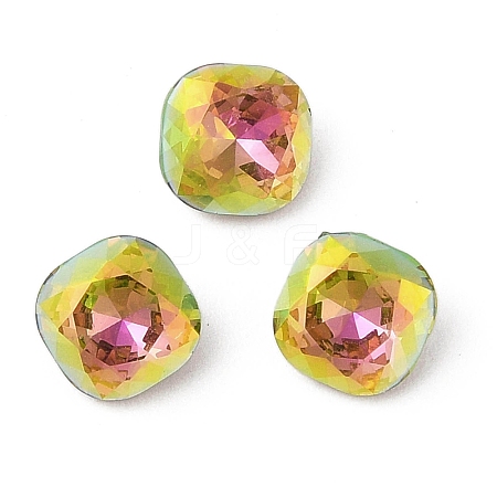 Glass Rhinestone Cabochons RGLA-L029-06B-VRLA-1