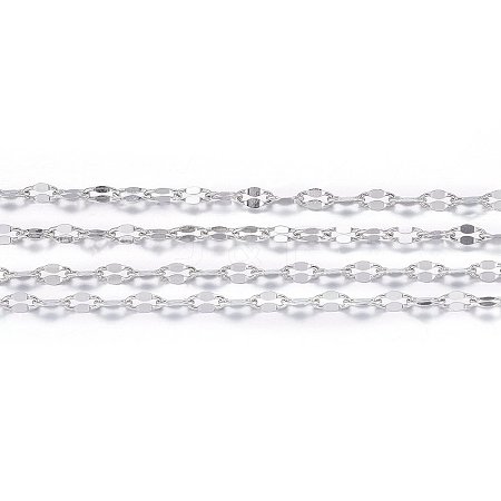 Tarnish Resistant 304 Stainless Steel Dapped Chains STAS-P213-06P-1