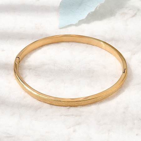 304 Stainless Steel Cuff Bangles BJEW-H644-08G-1