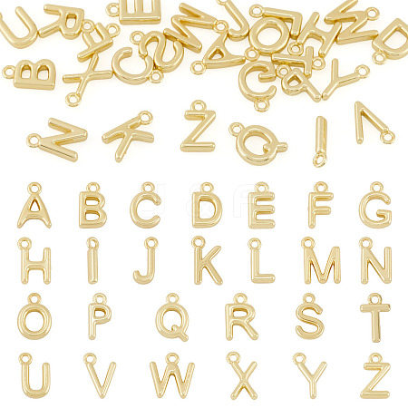 26Pcs 26 Styles Brass Charms KK-TA0003-34-1