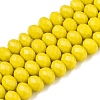 Opaque Solid Color Imitation Jade Glass Beads Strands LS-EGLA-A044-P8mm-D04-1