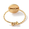 Ion Plating(IP) 304 Stainless Steel Ring RJEW-B059-02G-01-3