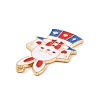 Alloy Enamel Pendants ENAM-M055-23G-02-3