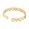 Brass Pave Cubic Zirconia Open Cuff Bangles for Women BJEW-S147-17G-D-3