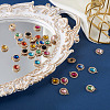 Crafans 24pcs 6 colors Zinc Alloy Rhinestone Pendants FIND-CF0001-01-16