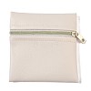 Imitation Leather Jewelry Storage Zipper Bags ABAG-G016-01B-02-1