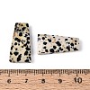 Natural Dalmatian Jasper Pendants G-Q601-10B-3