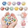 100Pcs UV Plating Acrylic Beads PACR-CJ0001-20-2