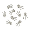 10Pcs Alloy European Beads FIND-YW0009-83P-1
