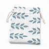 Polycotton(Polyester Cotton) Packing Pouches Drawstring Bags ABAG-T006-A04-3