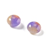 Two Tone Transparent Resin Beads RESI-S013-01A-3