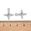 304 Stainless Steel Rhinestone Pendants X-STAS-L308-04A-P-3