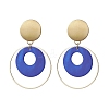 Natural Shell Dangle Earrings EJEW-JE05820-01-1