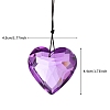 Glass Heart Pendant Decorations LS-PW-WG83072-05-1
